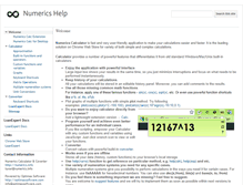 Tablet Screenshot of help.numerics.info